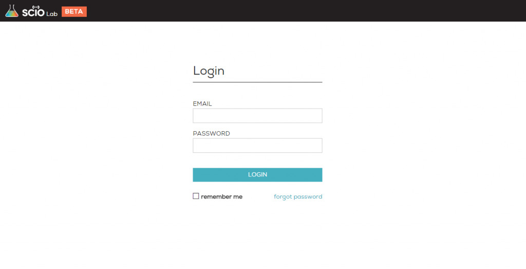 SCiO Lab Login